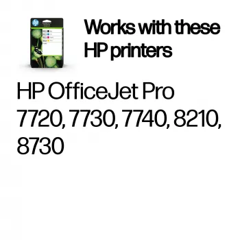 HP 953 4-pakend Must/Tsüaan/magenta/Kollane Originaal tindikassetid