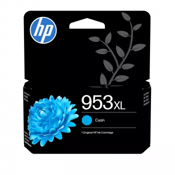 HP 953XL suure mahutavusega tsüaan originaaltindikassett, Kõrge, Tsüaan, Pigmenttint, 18 ml, 1 tk, Üksikpakend