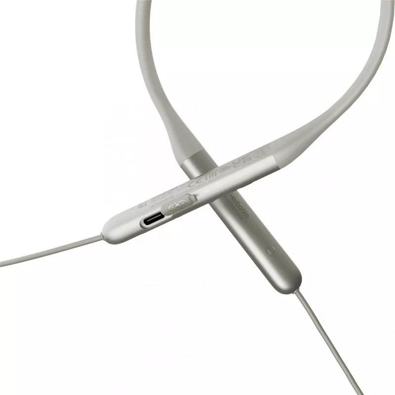 Verbatim TruSound ANC kaelapaelaga kõrvaklapid Hall, Juhtmevaba, 20 - 20000 Hz, Muusika/Igapäev, 46.5 g, Peakomplekt, Hall