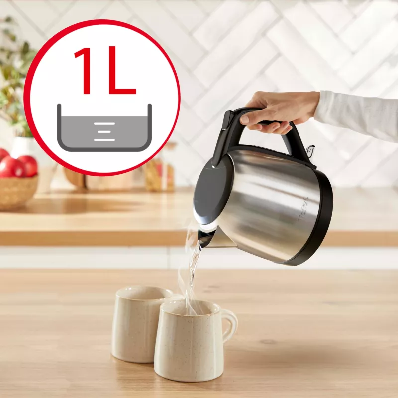 Tefal Subito Mini KO5S2DE0 veekeetja 1 L 2400 W Must, roostevaba teras