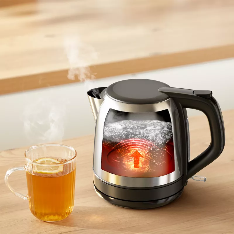 Tefal Subito Mini KO5S2DE0 veekeetja 1 L 2400 W Must, roostevaba teras