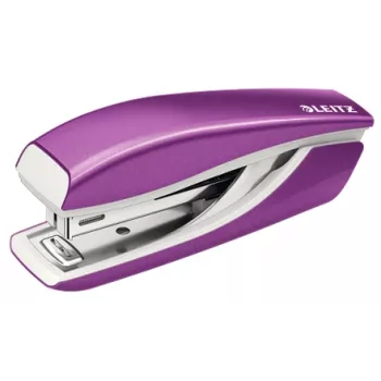 Leitz NeXXt WOW Metal Mini klammerdaja, 10 lehte, lilla, P2, metall, plast, 80 g/m², 3,5 cm
