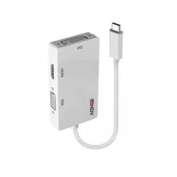 Lindy USB Type C to Triple Display Converter, 3840 x 2160 pikslit