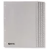 Rexel PP vahelehed, hall, numbriline, Numbriline vahelehtede register, Polüpropüleen (PP), Hall, A4, 226 mm, 297 mm