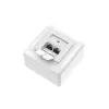 Hama 00300029 pistikupesa 2 x RJ-45 Valge
