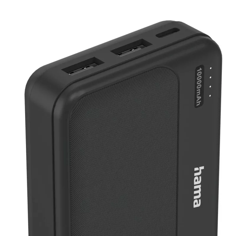 Hama Pocket 10 liitiumpolümeer (LiPo) 10000 mAh must