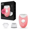 Braun Silk-epil 3-277 epilaator, valge/roosa