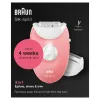 Braun Silk-epil 3-277 epilaator, valge/roosa