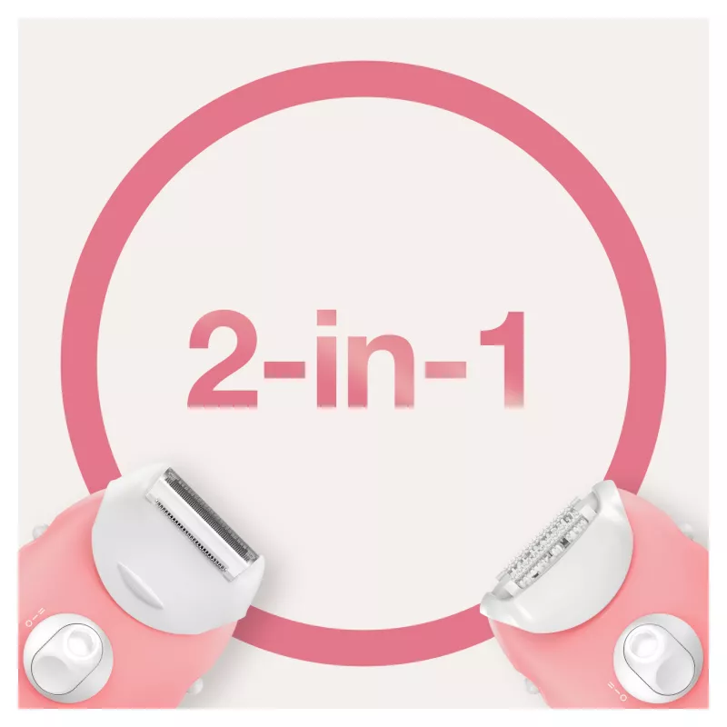 Braun Silk-epil 3-277 epilaator, valge/roosa