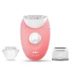 Braun Silk-epil 3-277 epilaator, valge/roosa
