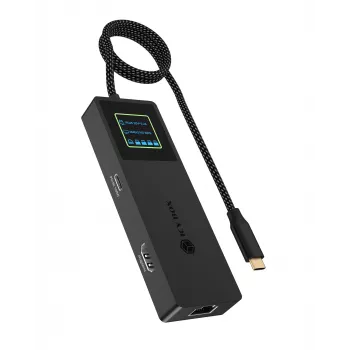 ICY BOX Spade Dock 4038, 7-ühes dokkimisjaam LCD-ekraani ja PD 100 W-ga