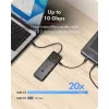 ICY BOX Spade Dock 4038, 7-ühes dokkimisjaam LCD-ekraani ja PD 100 W-ga