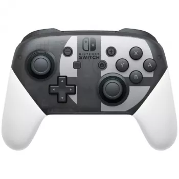 Nintendo Switch Pro kontroller Super Smash Bros. Ultimate Edition must, hall, valge Bluetooth-mängupult analoog-/digitaalne Nintendo Switch