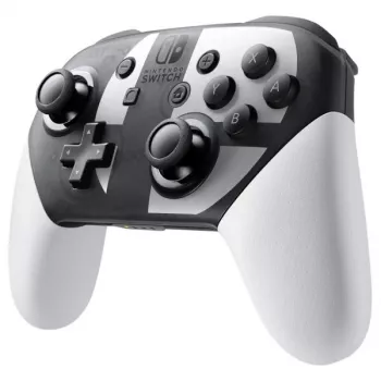 Nintendo Switch Pro kontroller Super Smash Bros. Ultimate Edition must, hall, valge Bluetooth-mängupult analoog-/digitaalne Nintendo Switch