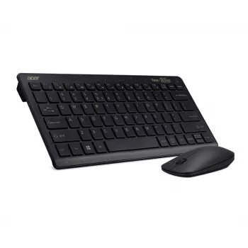 Acer Chrome komplekt klaviatuur Hiir kaasas Universaalne RF Juhtmevaba QWERTY Must