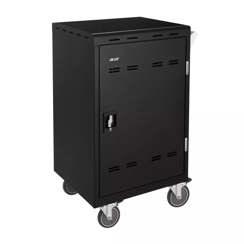 Acer E32c+ - laadimiskäru 32 pesaga (Ühendkuningriigi pistik), kaasaskantavate seadmete halduskäru, must, põrandale, 2,6 cm, 39,5 cm, 30,1 cm