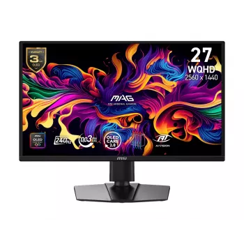 MSI MAG 272QPDE QD-OLED X24 arvutimonitor 67,3 cm (26,5 tolli) 2560 x 1440 pikslit Wide Quad HD Must