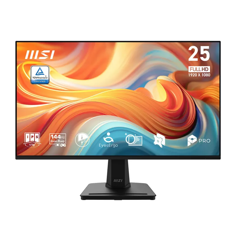 MSI Pro MP251 E14L arvutimonitor 62,2 cm (24,5 tolli) 1920 x 1080 pikslit Full HD Must