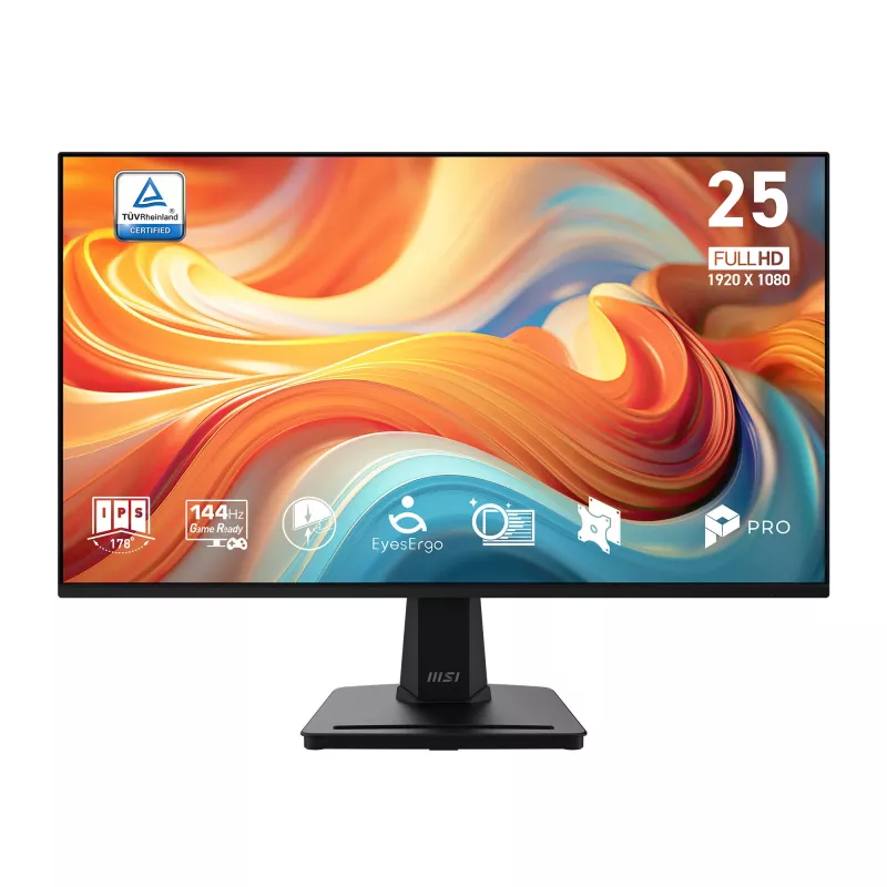 MSI Pro MP251 E14L arvutimonitor 62,2 cm (24,5 tolli) 1920 x 1080 pikslit Full HD Must