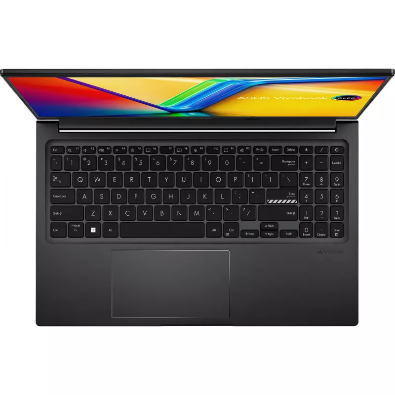 ASUS Vivobook 15 OLED M1505YA-L1394W AMD Ryzen™ 7 7730U sülearvuti 39,6 cm (15,6-tolline) Full HD 16 GB DDR4-SDRAM 512 GB SSD Wi-Fi 6E (802.11ax) Windows 11 Home must
