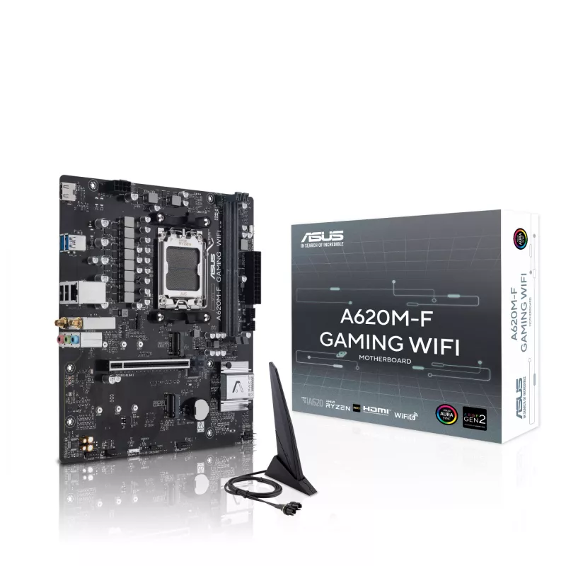 ASUS A620M-F GAMING WIFI AMD A620 pesa AM5 micro ATX