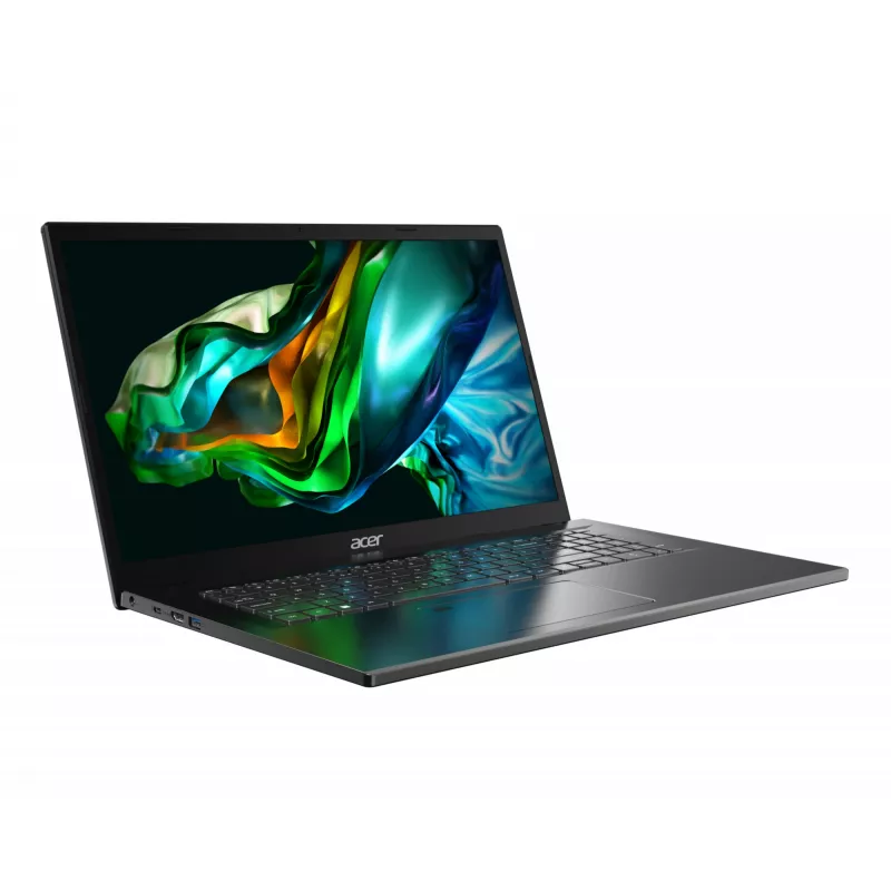 Acer Aspire 5 17 A517-58GM-54Z0 Intel® Core™ i5 i5-1335U sülearvuti 43,9 cm (17,3-tolline) Full HD 16 GB DDR4-SDRAM 512 GB SSD NVIDIA GeForce RTX 2050 Wi-Fi 6E (802.11ax) Windows 11 Pro hall