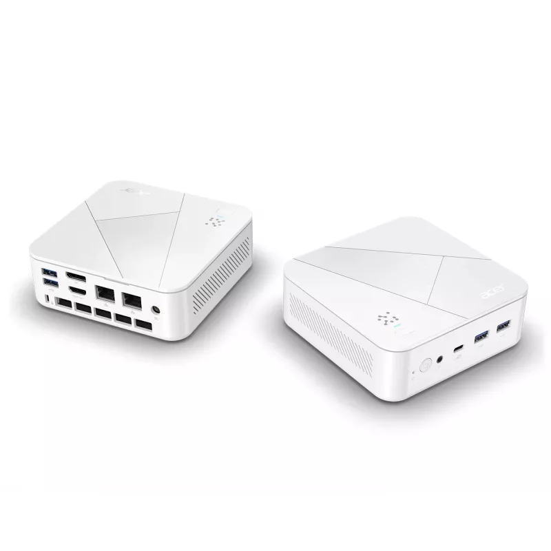 Acer Revo Box RB102-20CPW Mini Copilot+ PC Intel Core Ultra 5 226V 16 GB LPDDR5x-SDRAM 1 TB SSD Windows 11 Home Mini PC Valge