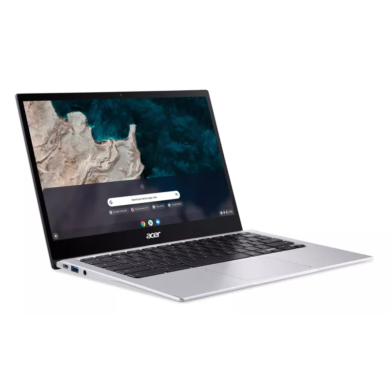 Acer Chromebook CP513-1HL-S1YN Snapdragon 7c 33.8 cm (13,3-tolline) puutetundlik Full HD 8 GB LPDDR4x-SDRAM 128 GB eMMC Wi-Fi 5 (802.11ac) ChromeOS for Enterprise Hõbedane
