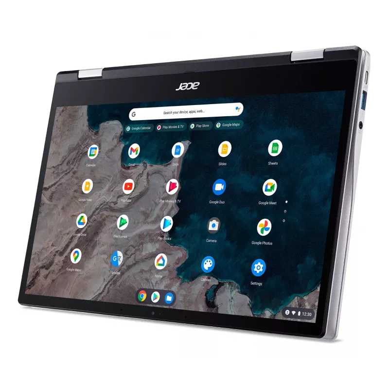 Acer Chromebook CP513-1HL-S1YN Snapdragon 7c 33.8 cm (13,3-tolline) puutetundlik Full HD 8 GB LPDDR4x-SDRAM 128 GB eMMC Wi-Fi 5 (802.11ac) ChromeOS for Enterprise Hõbedane