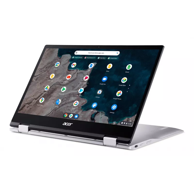 Acer Chromebook CP513-1HL-S1YN Snapdragon 7c 33.8 cm (13,3-tolline) puutetundlik Full HD 8 GB LPDDR4x-SDRAM 128 GB eMMC Wi-Fi 5 (802.11ac) ChromeOS for Enterprise Hõbedane