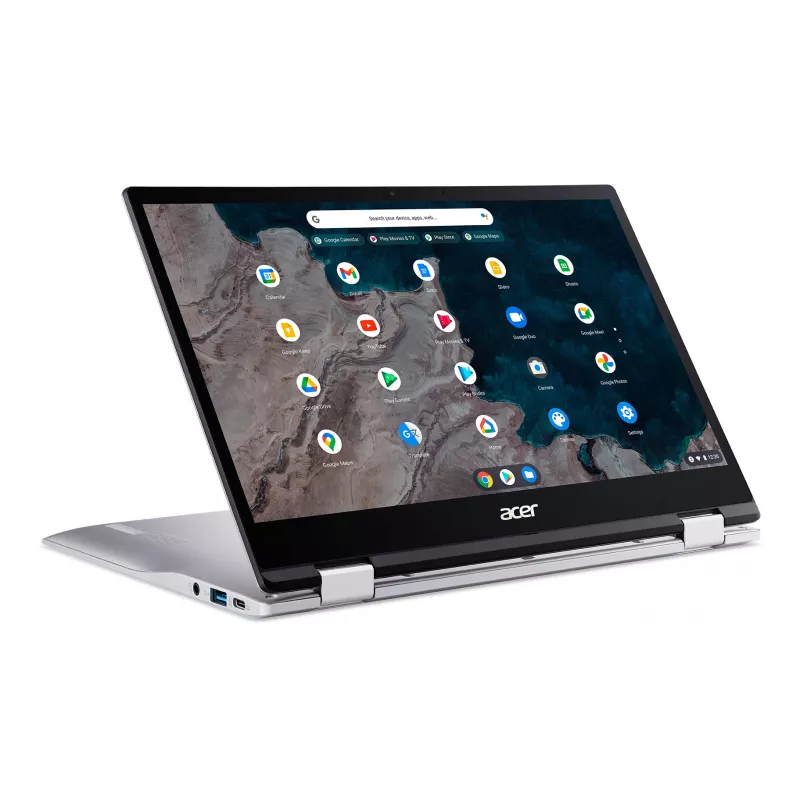 Acer Chromebook CP513-1HL-S1YN Snapdragon 7c 33.8 cm (13,3-tolline) puutetundlik Full HD 8 GB LPDDR4x-SDRAM 128 GB eMMC Wi-Fi 5 (802.11ac) ChromeOS for Enterprise Hõbedane