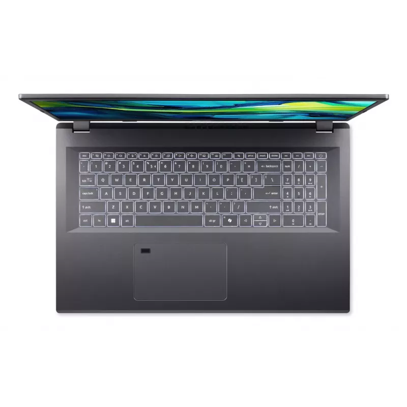 Acer Aspire 17 Pro A17-51M-56NU Intel® Core™ i5 i5-1334U sülearvuti 43.9 cm (17.3 tolli) Full HD 16 GB LPDDR5-SDRAM 1 TB SSD Wi-Fi 6E (802.11ax) Windows 11 Pro hall