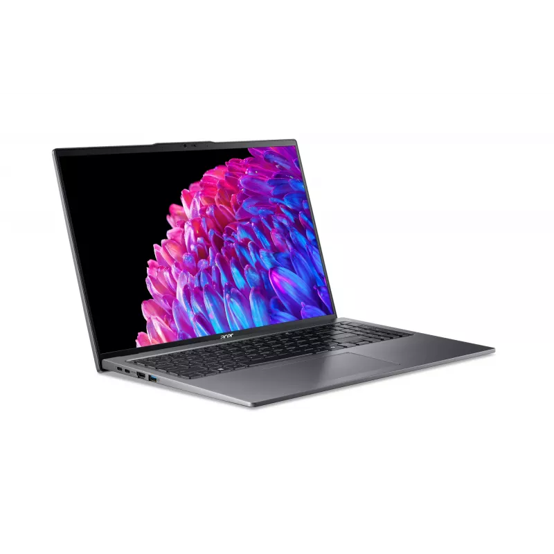 Acer Swift Go 16 SFG16-72-782U Intel Core Ultra 7 155U sülearvuti 40,6 cm (16 inch) 3.2K 16 GB LPDDR5-SDRAM 1 TB SSD Wi-Fi 6E (802.11ax) Windows 11 Home Hall