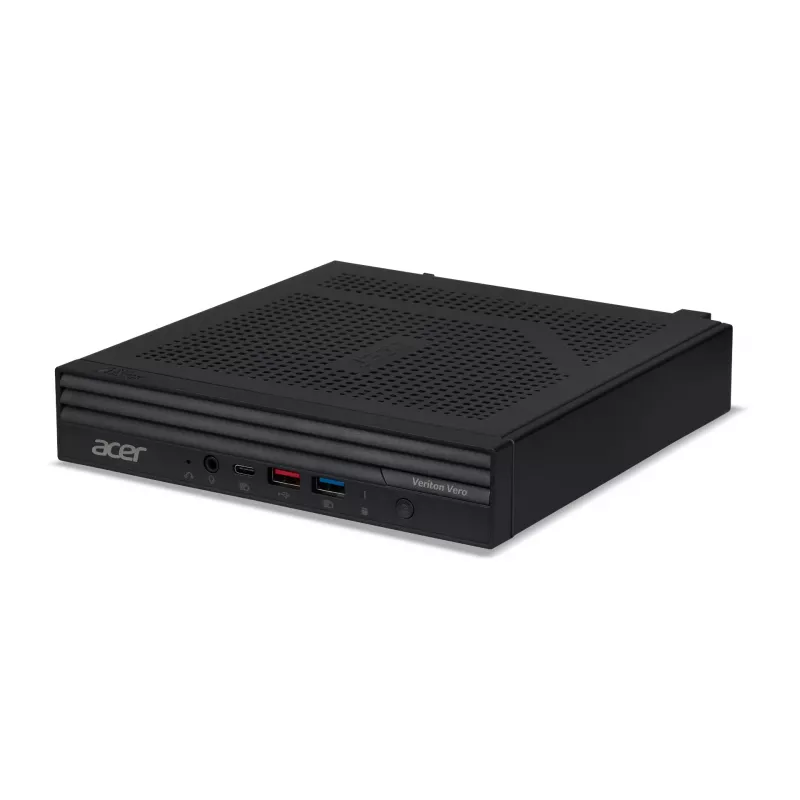 Acer Veriton Vero N4720GT I54516 Pro Intel® Core™ i5 i5-14400 16 GB DDR5-SDRAM 512 GB SSD Windows 11 Pro Mikroarvuti Mini-arvuti Must