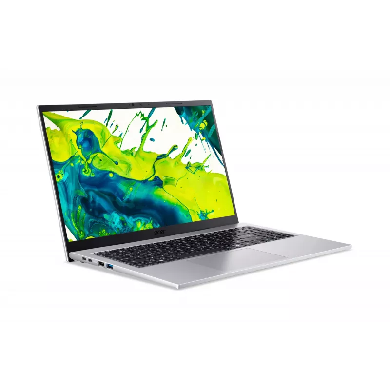 Acer Aspire Go 15 AG15-72P-51YA Intel Core 5 120U sülearvuti 39,6 cm (15,6 tolli) Full HD 16 GB DDR4-SDRAM 512 GB SSD Wi-Fi 6 (802.11ax) Windows 11 Home hõbedane