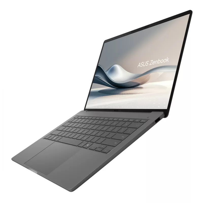 ASUS Zenbook A14 UX3407QA-QD343X Snapdragon X1-26-100 sülearvuti 35,6 cm (14-tolline) WUXGA 32 GB LPDDR5x-SDRAM 1 TB SSD Wi-Fi 6E (802.11ax) Windows 11 Pro Hall