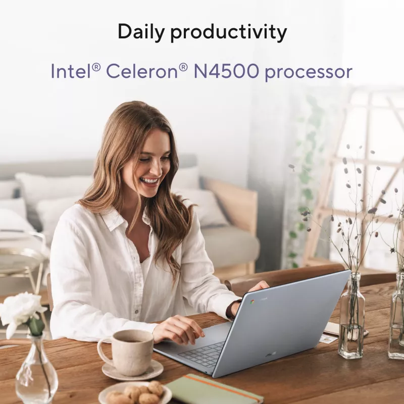 ASUS Chromebook CB1505CTA-S70197-CBE Intel® N N150 39.6 cm (15.6-tolline) Full HD 8 GB LPDDR5-SDRAM 64 GB eMMC Wi-Fi 6 (802.11ax) ChromeOS US International Hall