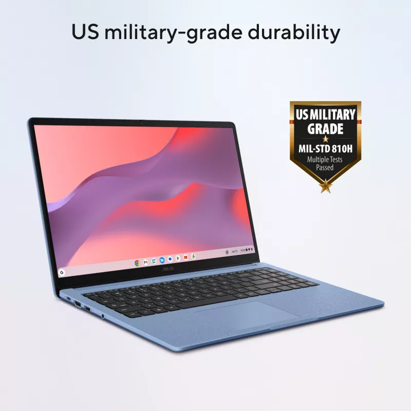 ASUS Chromebook CB1505CTA-S70197-CBE Intel® N N150 39.6 cm (15.6-tolline) Full HD 8 GB LPDDR5-SDRAM 64 GB eMMC Wi-Fi 6 (802.11ax) ChromeOS US International Hall