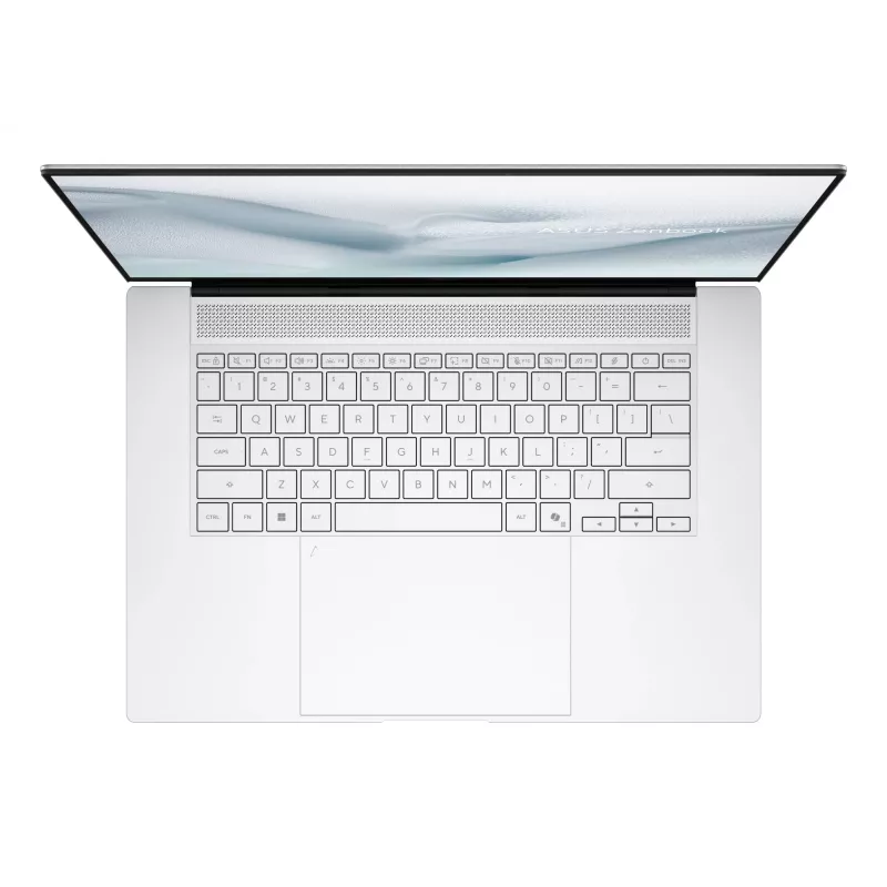ASUS Zenbook S16 UM5606GA-SR334W Copilot+ PC AMD Ryzen AI 9 465 sülearvuti 40,6 cm (16 tolli) puutetundlik 3K 32 GB LPDDR5x-SDRAM 1 TB SSD Wi-Fi 7 (802.11be) Windows 11 Home valge