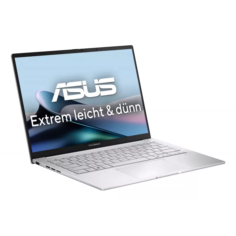 ASUS Zenbook 14 OLED UX3405CA-QD1302W Intel Core Ultra 7 255H sülearvuti 35,6 cm (14 tolli) WUXGA 16 GB LPDDR5x-SDRAM 1 TB SSD Wi-Fi 7 (802.11be) Windows 11 Home German Silver