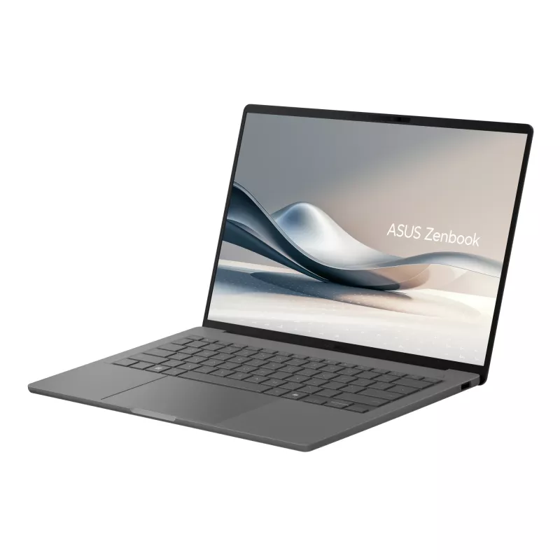 ASUS Zenbook A14 UX3407QA-QD496W Copilot+ arvuti Snapdragon X1-26-100 sülearvuti 35,6 cm (14 ″) WUXGA 32 GB LPDDR5x-SDRAM 1 TB SSD Wi-Fi 6E (802.11ax) Windows 11 Home German hall