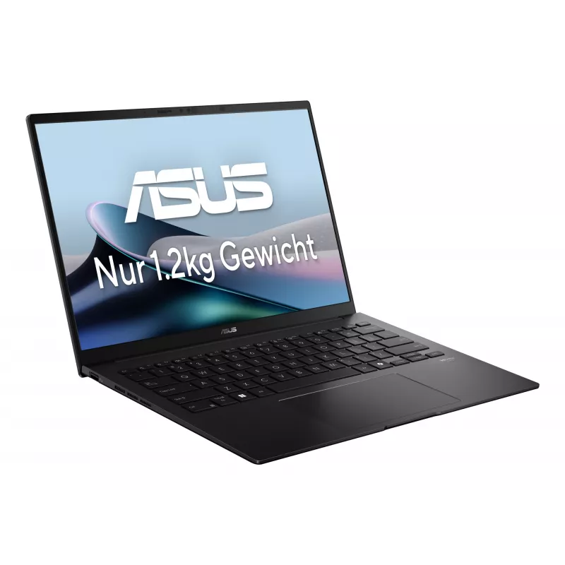 ASUS Zenbook 14 OLED UM3406GA-QD030W Copilot+ PC AMD Ryzen™ AI 7 445 sülearvuti 35.6 cm (14 tolli) WUXGA 32 GB LPDDR5x-SDRAM 1 TB SSD Wi-Fi 6E (802.11ax) Windows 11 Home saksa must