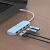 j5create keskkonnasõbralik USB-C kuni 4-pordiline Type-A Gen 2 jaotur