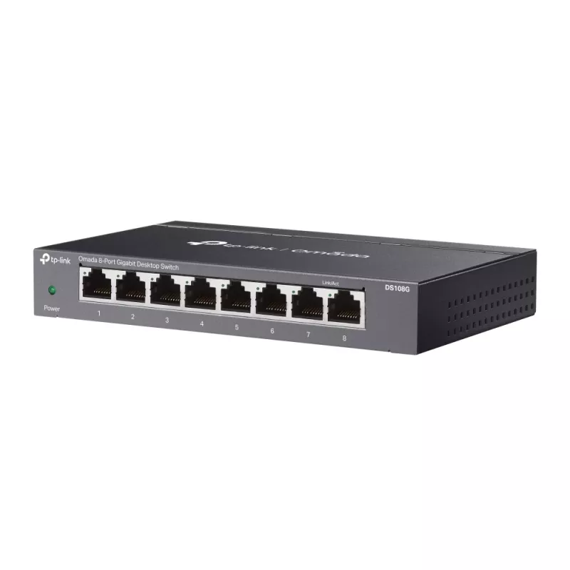 TP-Link Omada DS108G võrgulüliti Haldamata Gigabit Ethernet (10/100/1000) Must