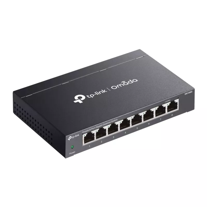 TP-Link Omada DS108G võrgulüliti Haldamata Gigabit Ethernet (10/100/1000) Must