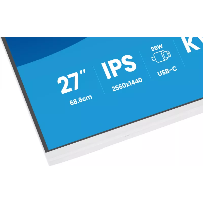 iiyama ProLite XB2797QSNP-W1 27-tolline IPS LCD arvutikuvar 68,6 cm (27 tolli) 2560 x 1440 pikslit Quad HD Valge