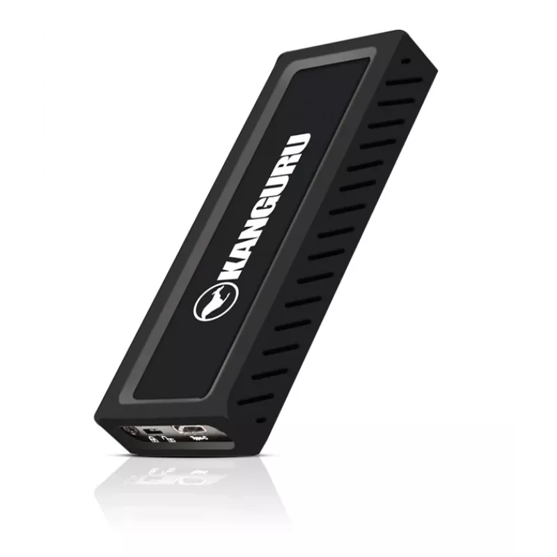 iStorage Kanguru UltraLock Superspeed+ USB-C M.2 NVMe väline SSD 1 TB | Turvaline kaasaskantav pooljuhtketas | Füüsiline kirjutuskaitse lüliti | Turvaline püsivara | TAA nõuetele vastav