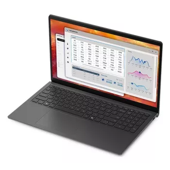 DELL Pro 15 Essential PV15265 AMD Ryzen™ 5 130 sülearvuti 39,6 cm (15,6-tolline) Full HD 16 GB DDR5-SDRAM 1 TB SSD Wi-Fi 6 (802.11ax) Windows 11 Pro saksa must