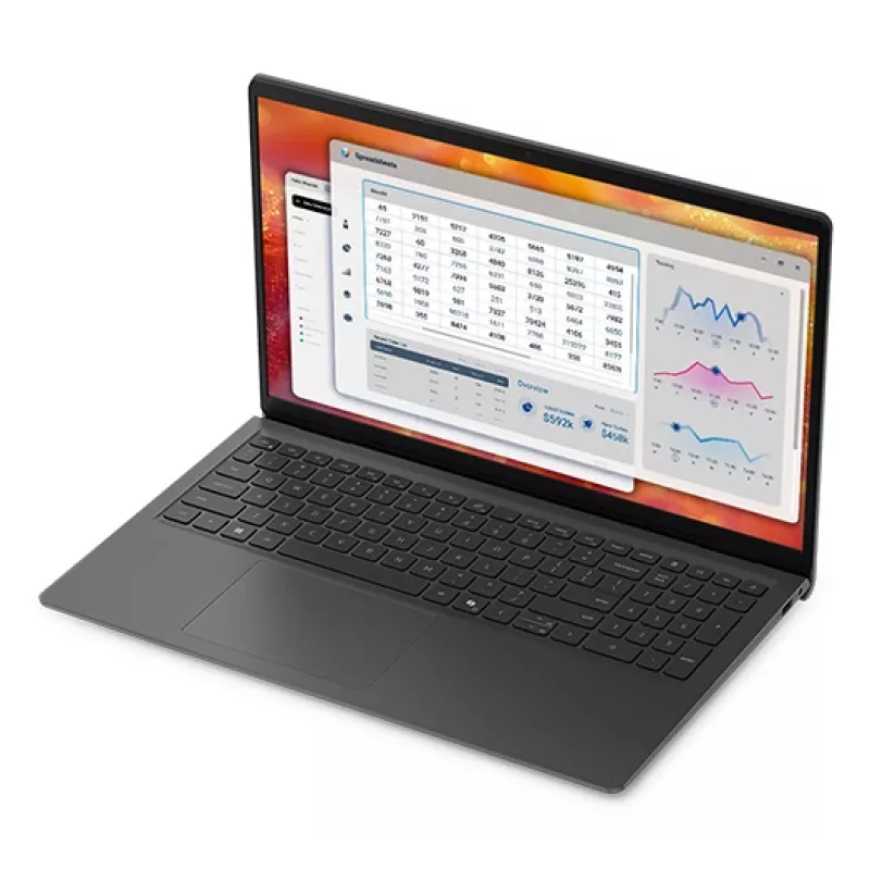 DELL Pro 15 Essential PV15265 AMD Ryzen™ 5 130 sülearvuti 39,6 cm (15,6-tolline) Full HD 16 GB DDR5-SDRAM 1 TB SSD Wi-Fi 6 (802.11ax) Windows 11 Pro saksa must