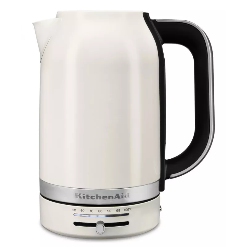 KitchenAid 5KEK1701EPL veekeetja 1,7 L 2400 W Must, Roostevaba teras, Valge